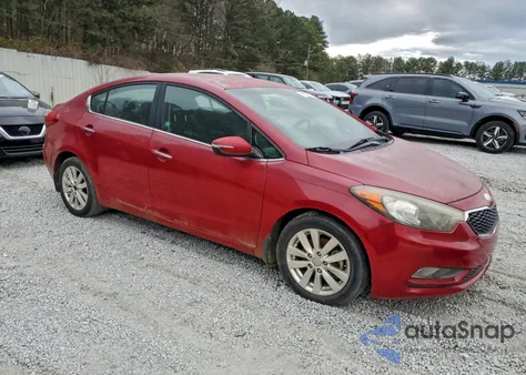 2015 Kia Forte Ex from USA, damaged, VIN KNAFX4A88F5372180